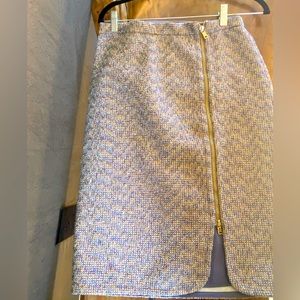 J. Crew top and skirt